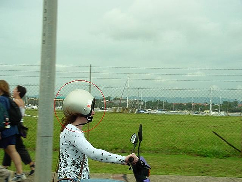 Helmet Woman