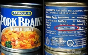 Pork Brains In Milk Gravy